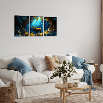 High quality canvas print for sale forest elk art