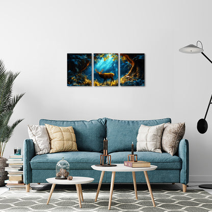 High quality canvas print for sale forest elk art