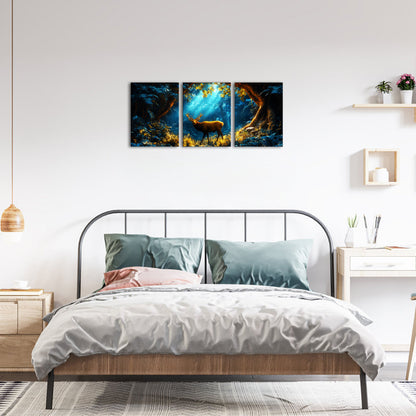 High quality canvas print for sale forest elk art