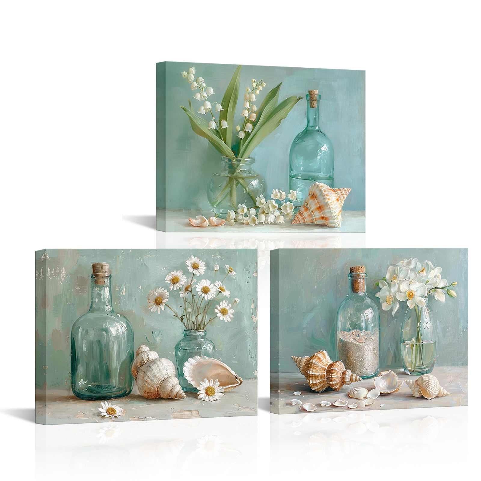 Summer beach symbol photography print art suitable for bathroom