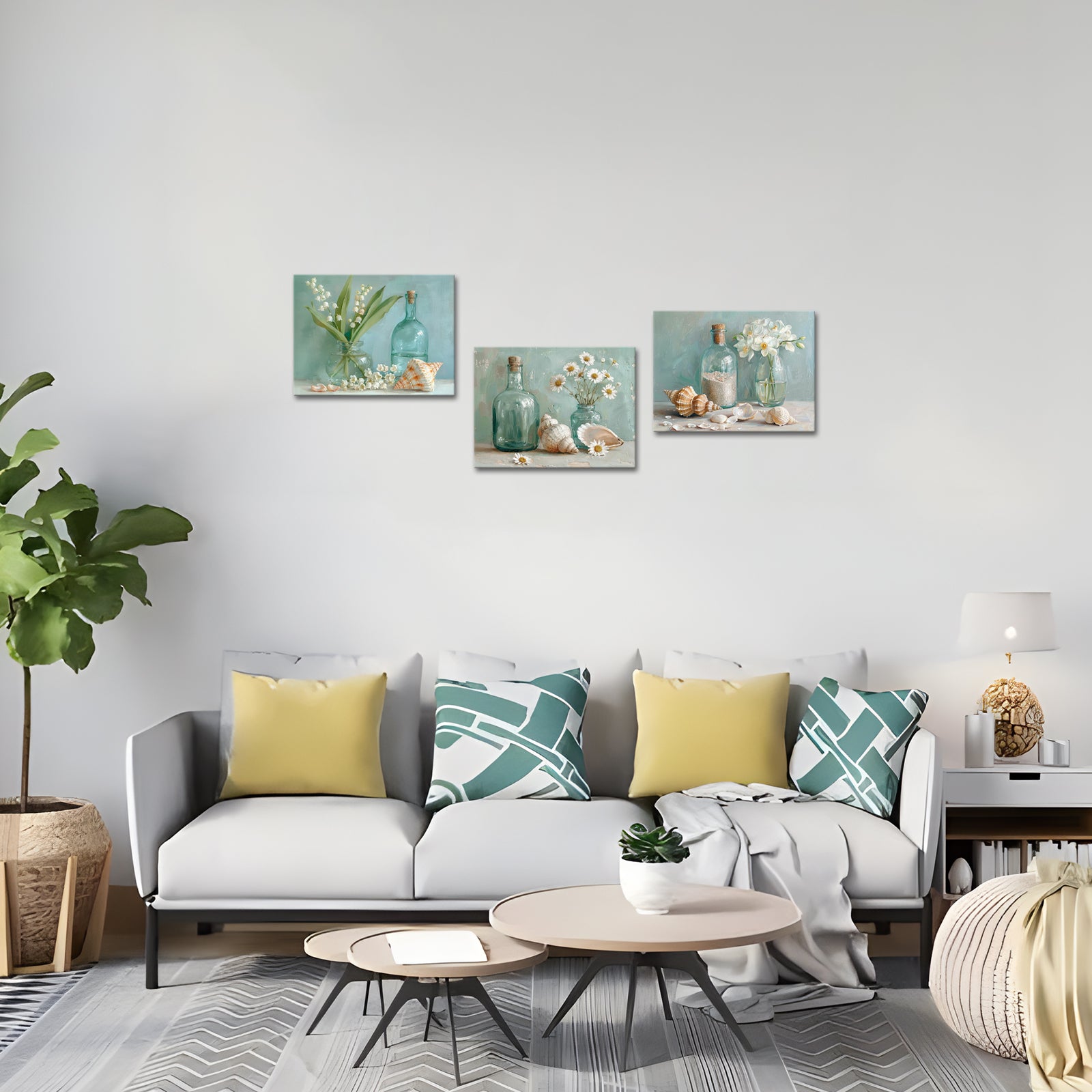 Summer beach symbol photography print art suitable for bathroom