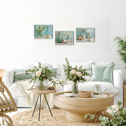 Summer beach symbol photography print art suitable for bathroom