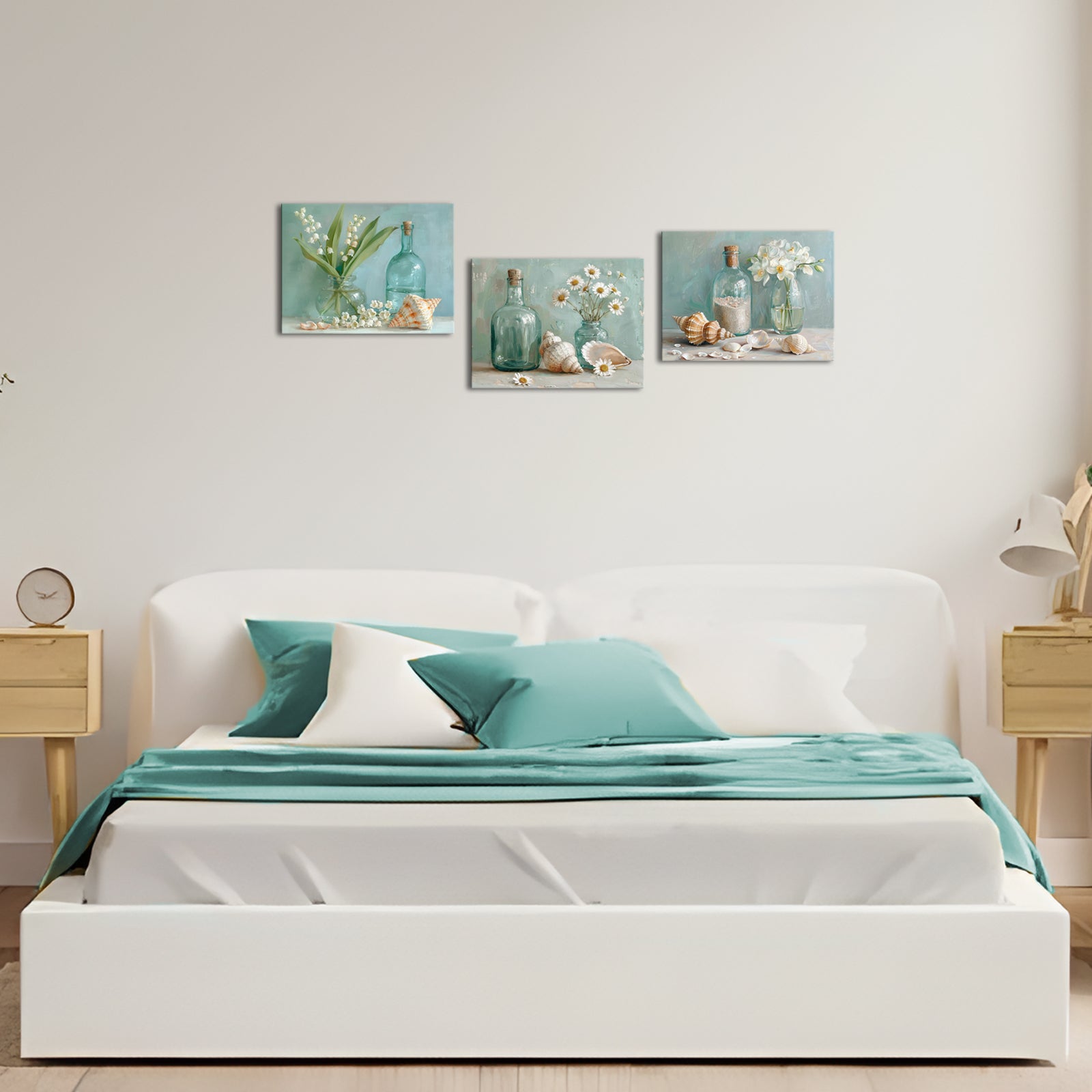 Summer beach symbol photography print art suitable for bathroom