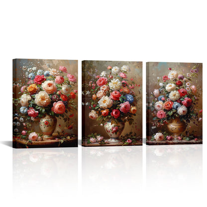 Vintage Bouquet Artwork Custom Canvas Prints