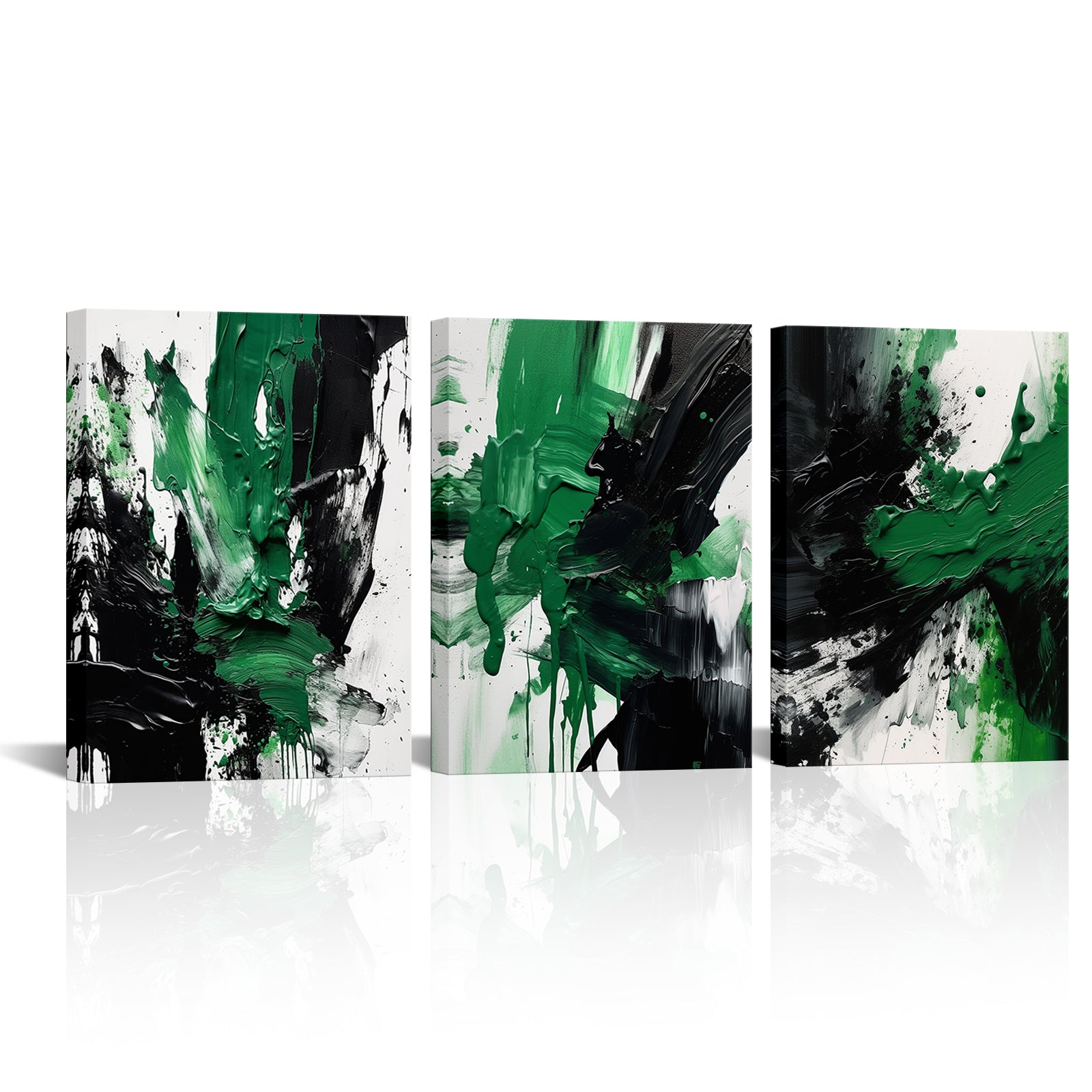 Abstract canvas art inspired doodle design