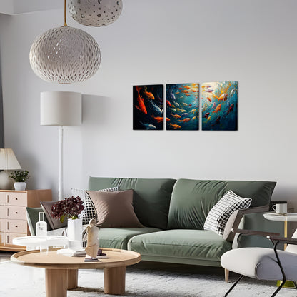 Fantasy Ocean World Split Canvas Print