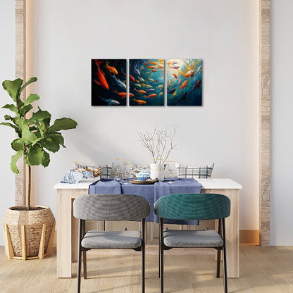 Fantasy Ocean World Split Canvas Print