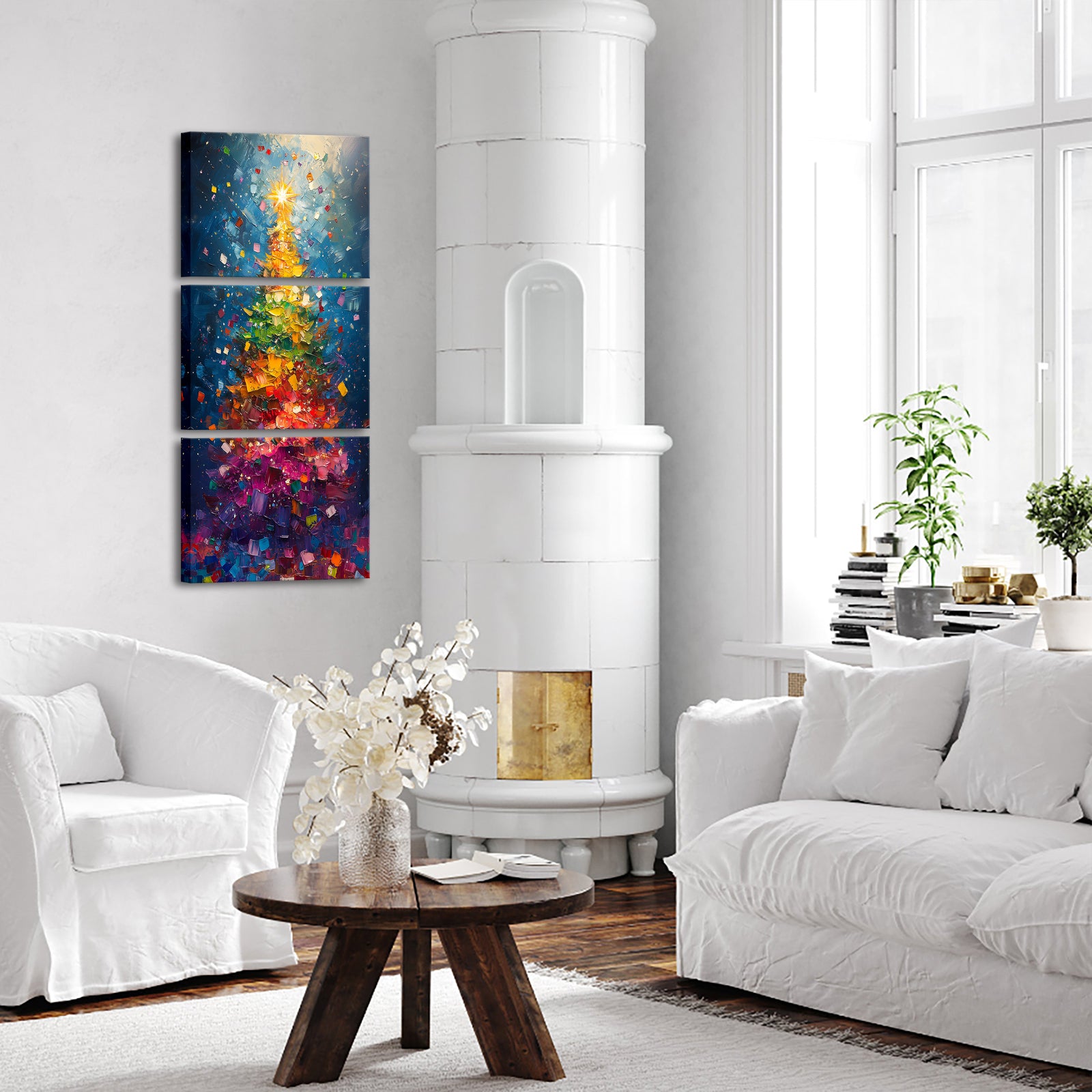 Split Christmas Tree Wall Art Decoration Limited Time Offer