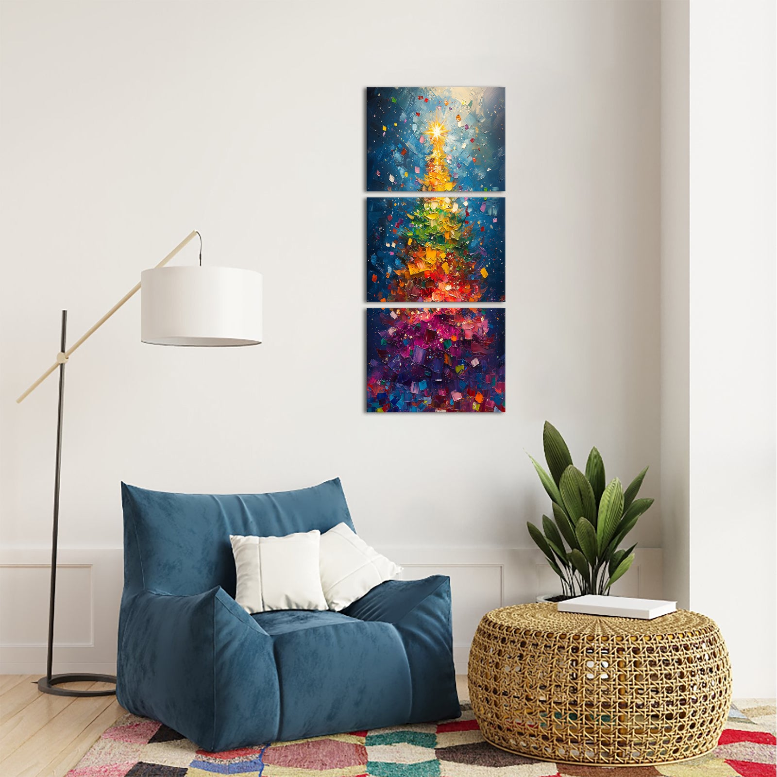 Split Christmas Tree Wall Art Decoration Limited Time Offer