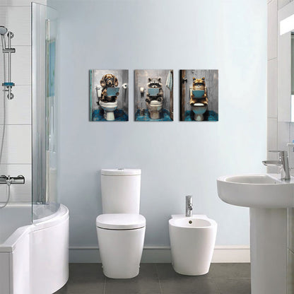 Multiple business pet canvas prints funny art wall decoration
