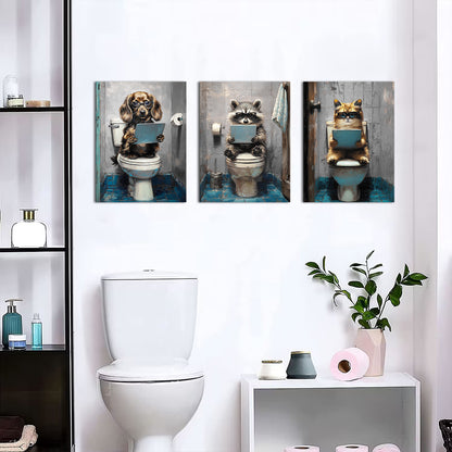 Multiple business pet canvas prints funny art wall decoration