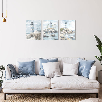 Seaside scenery multi-piece canvas beautiful scenery print artwork