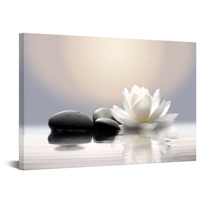 Lotus Stones Peaceful Atmosphere