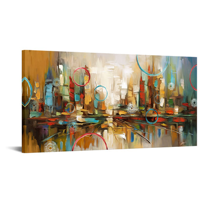 Abstract Colorful Cityscape