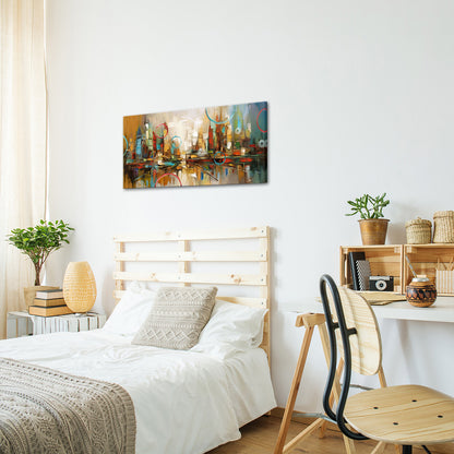 Abstract Colorful Cityscape