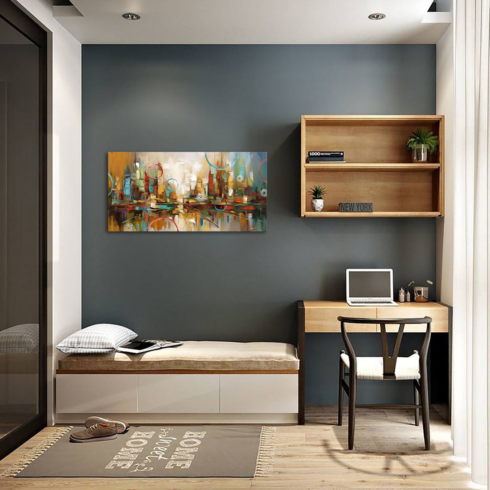 Abstract Colorful Cityscape