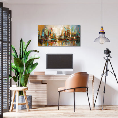 Abstract Colorful Cityscape