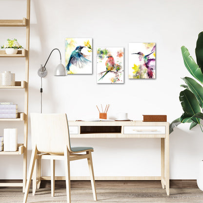 Vibrantly Colored Birds