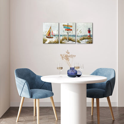 Multi-piece canvas beach custom summer memories photo print