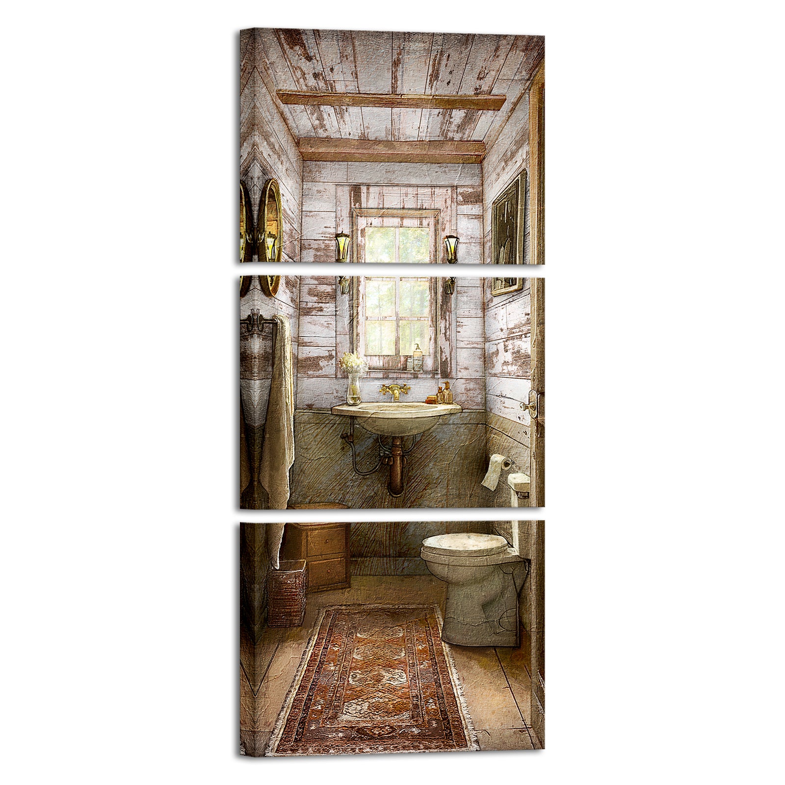 Rustic-Style Bathroom