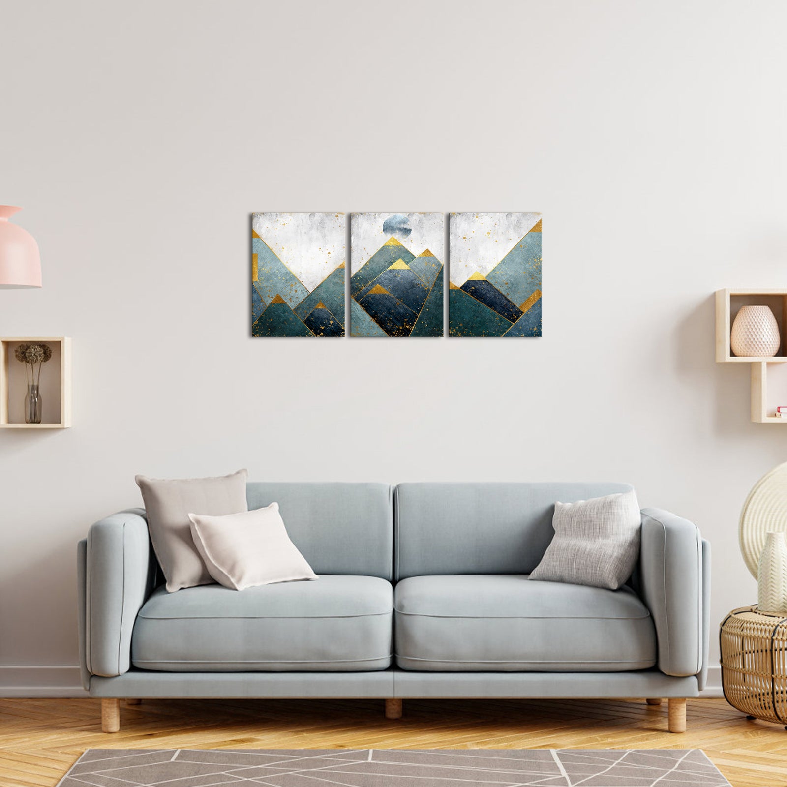 abstract mountain canvas prints for living room