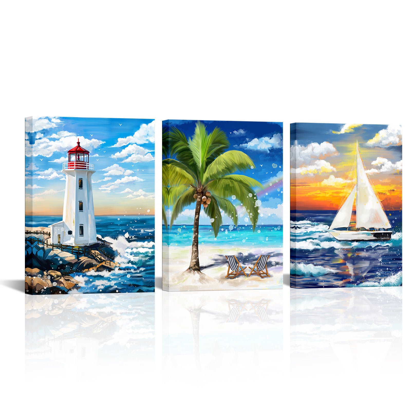 cheap large wall canvas art sets