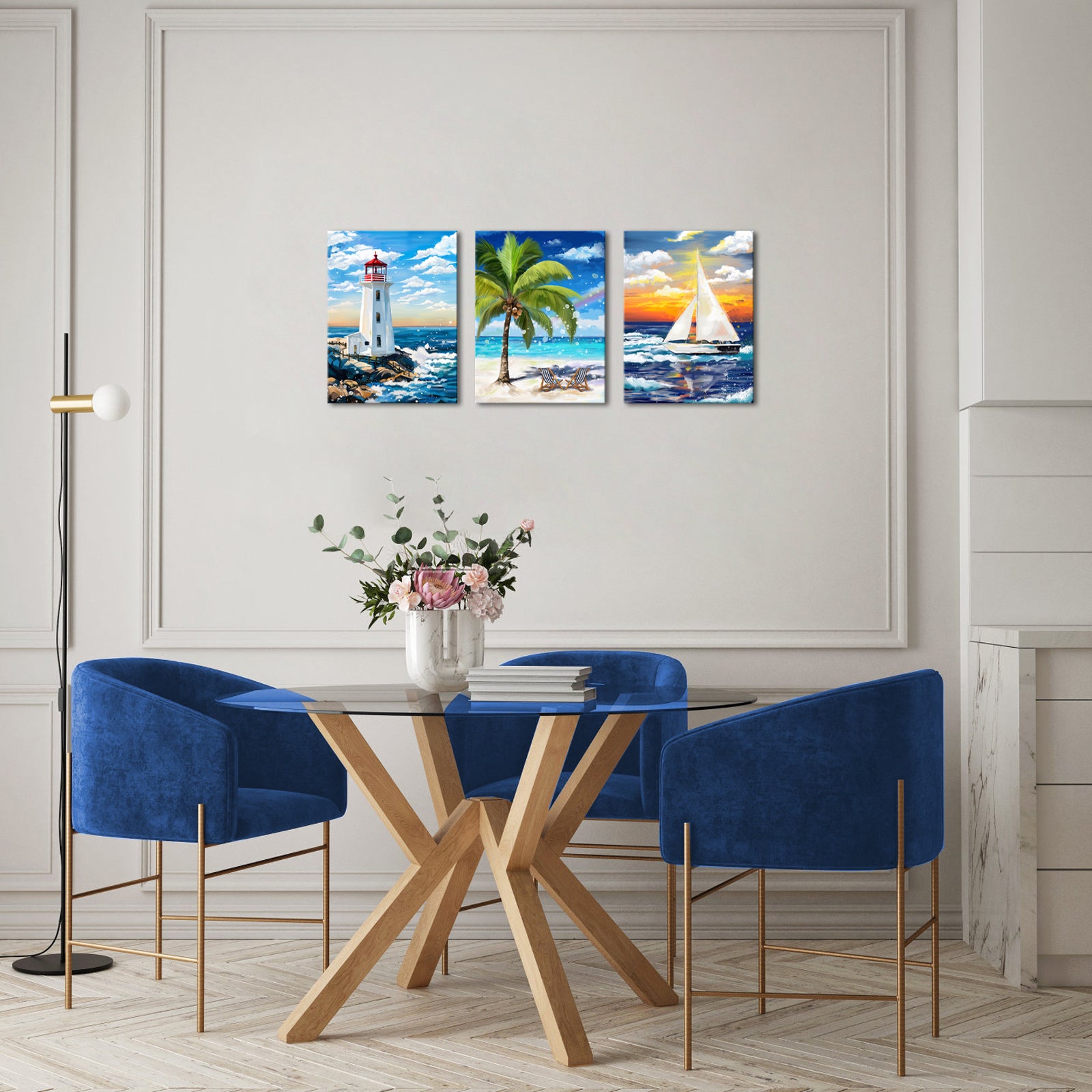 cheap large wall canvas art sets