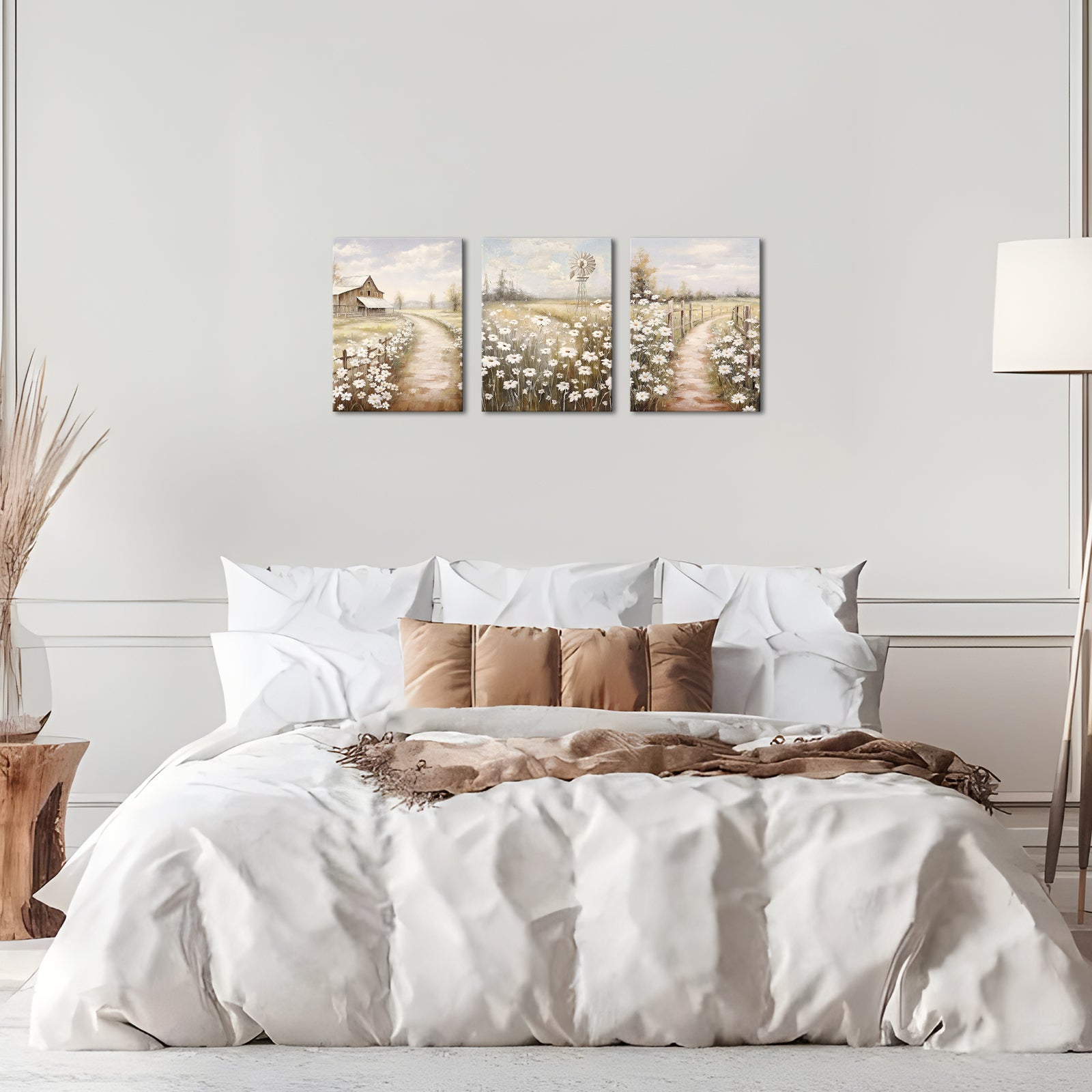 floral canvas wall art for hallway