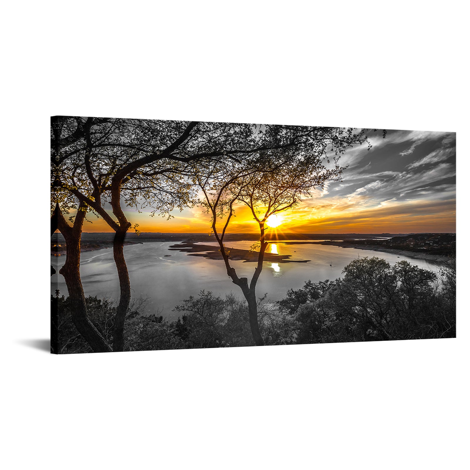 Sunset Lake Photography Landscape