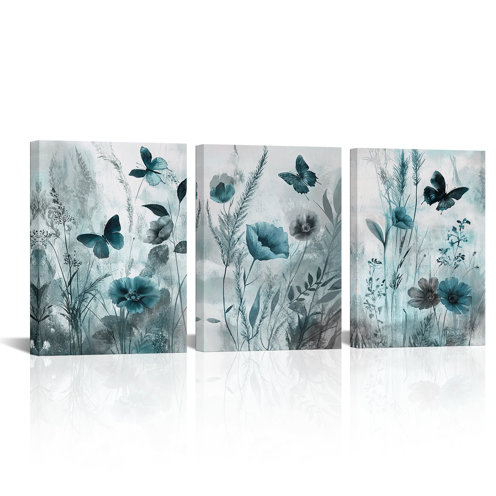 modern flower canvas wall art for living room