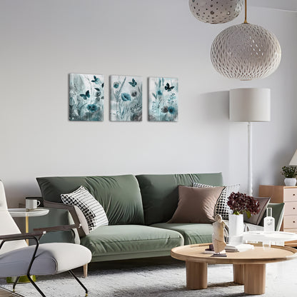 modern flower canvas wall art for living room