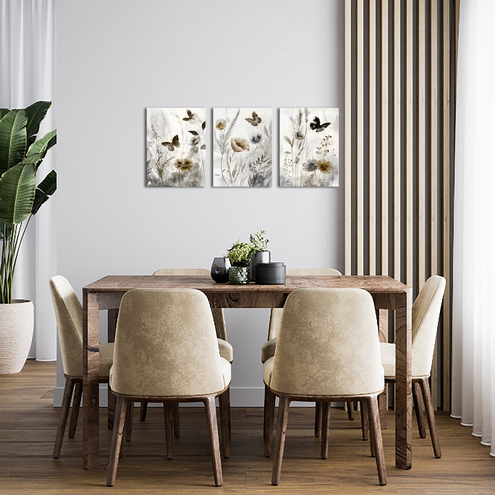 modern flower canvas wall art for living room
