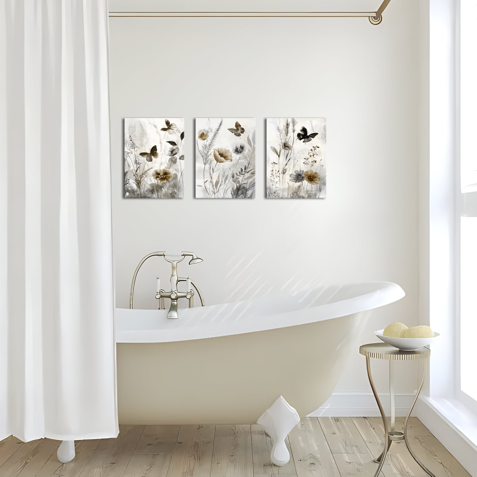 modern flower canvas wall art for living room