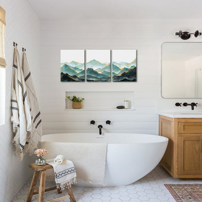 waterproof canvas wall art for bathroom