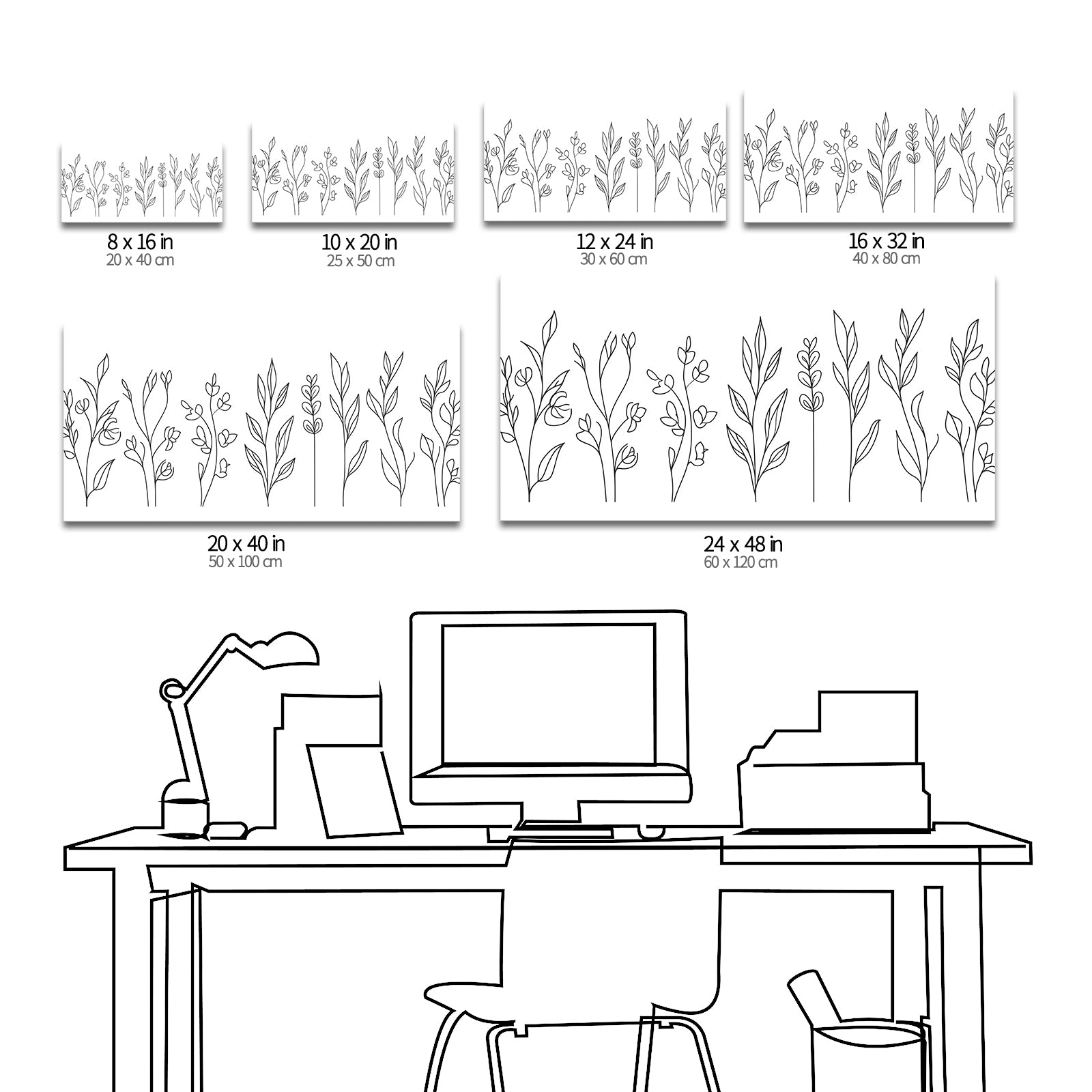 Size comparison chart