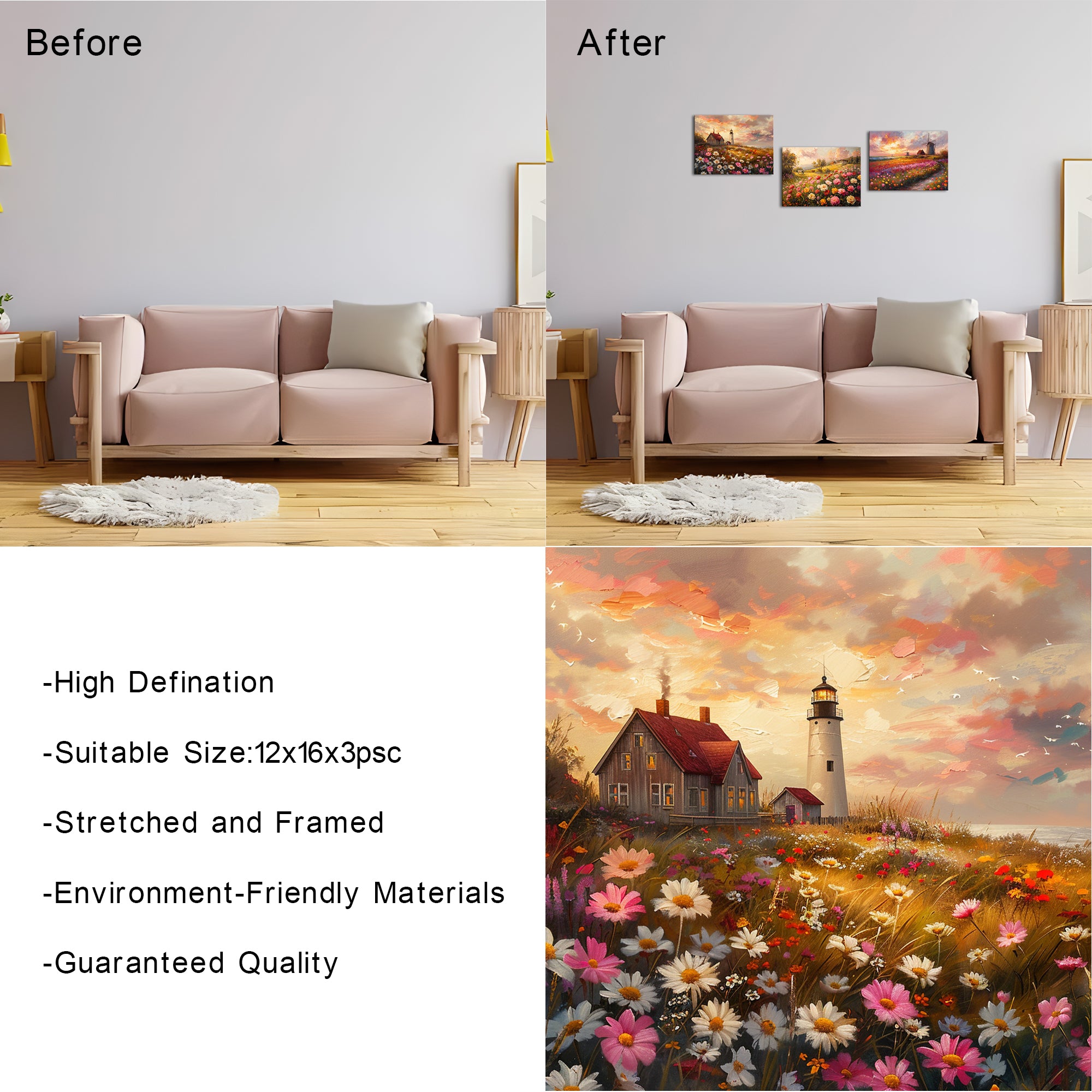 nature landscape canvas print for home