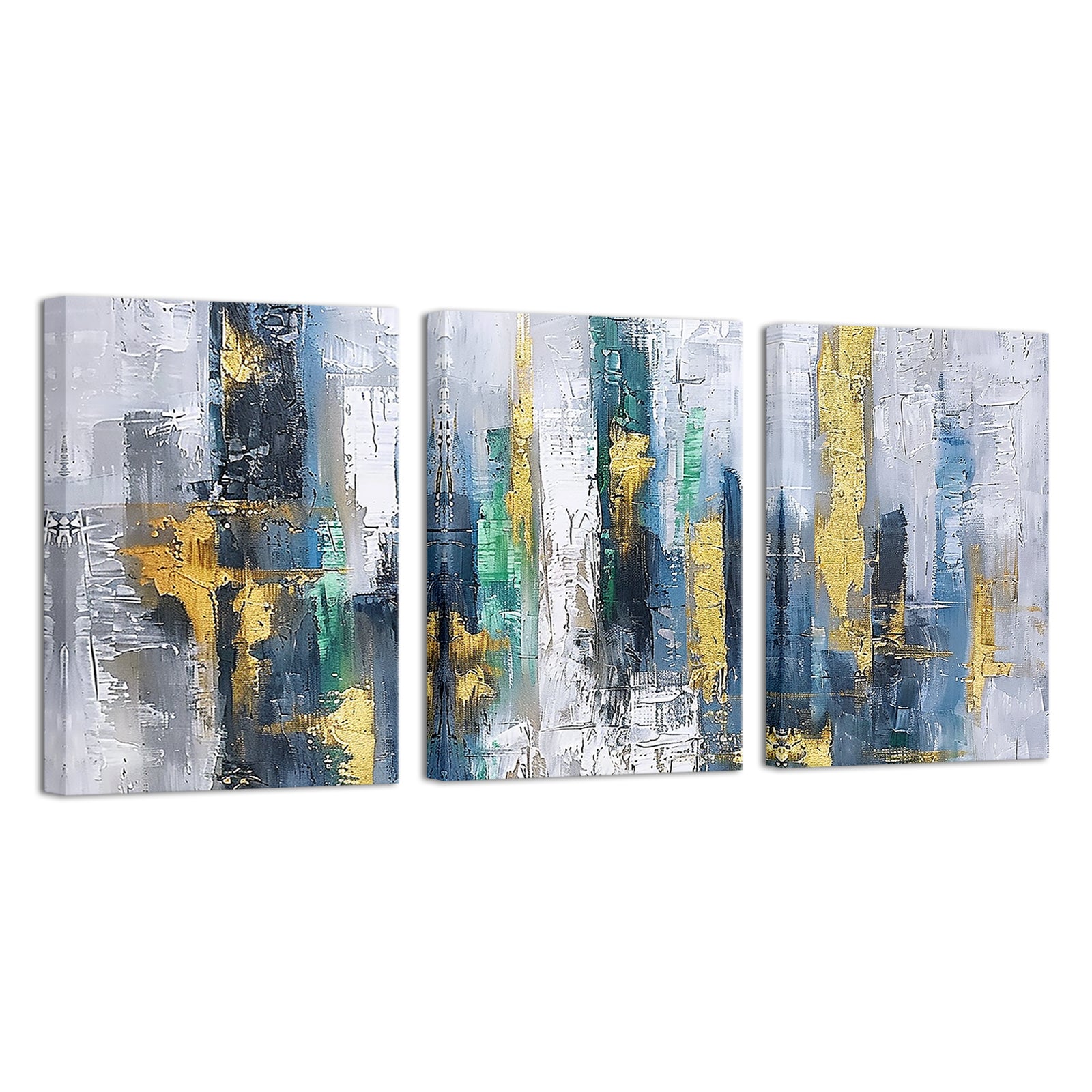 Abstract City Skyline affordable modern canvas wall decor