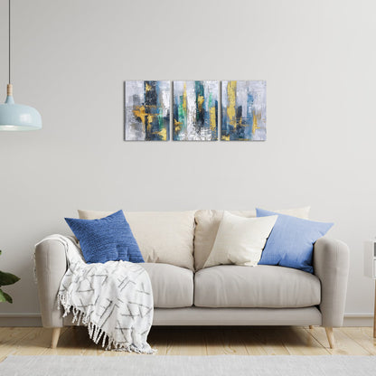 Abstract City Skyline affordable modern canvas wall decor