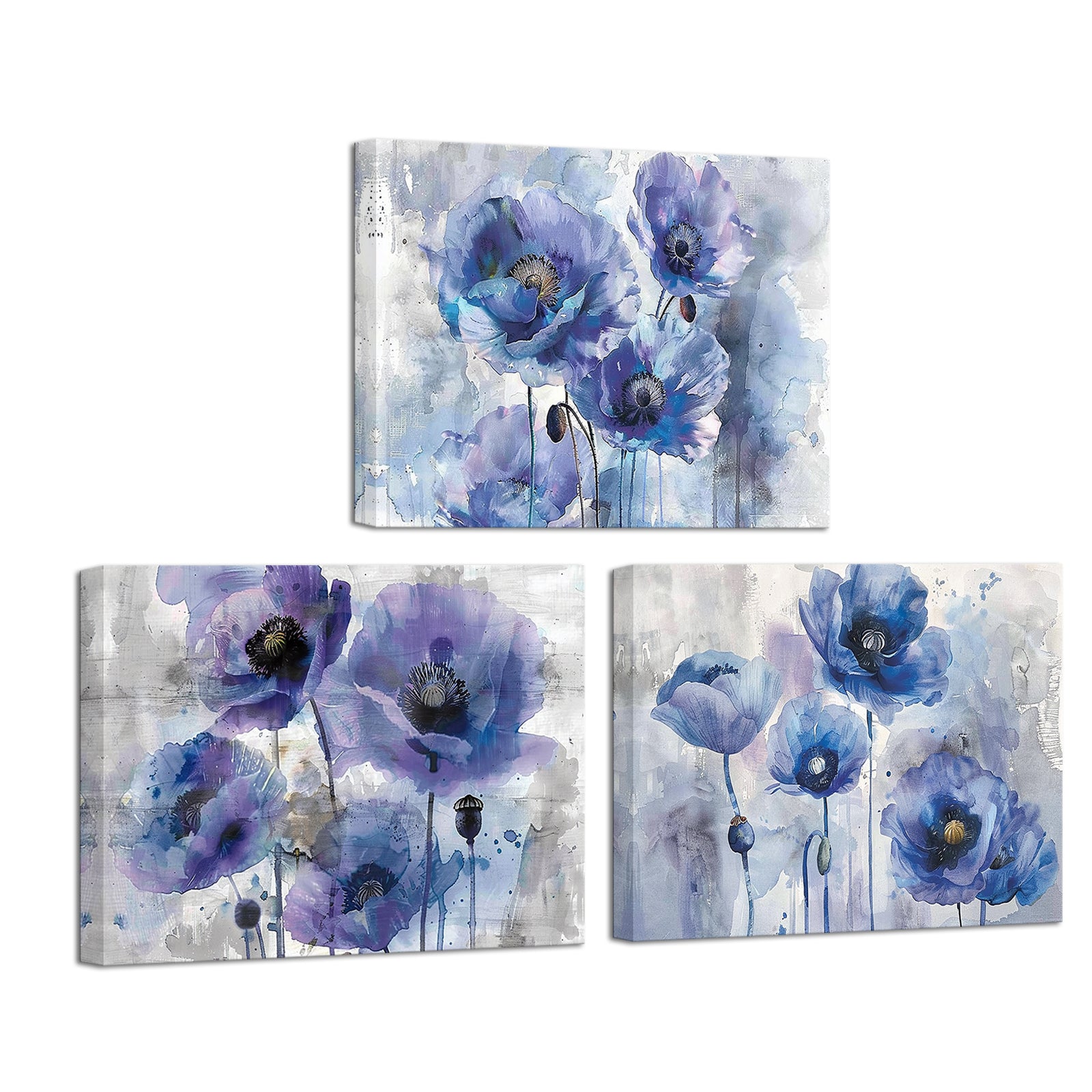 3 piece canvas wall art for bedroom