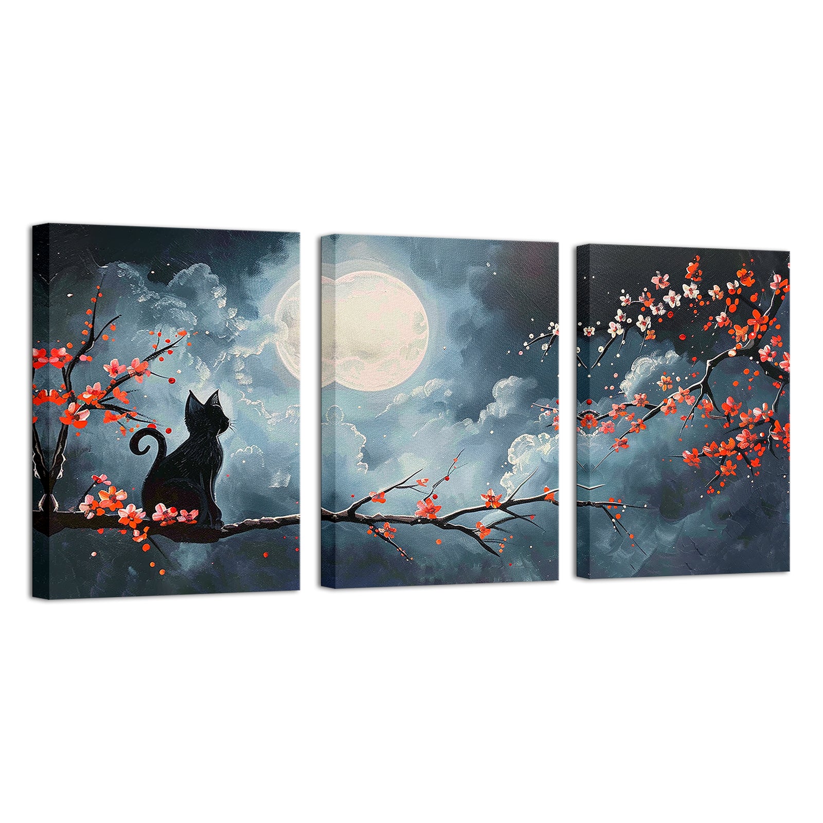 split canvas art modern for living room