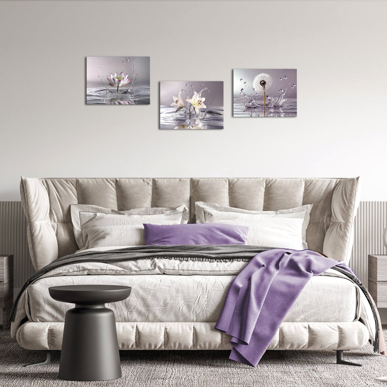 Multiple Water Photography Canvas Prints For Home Decor