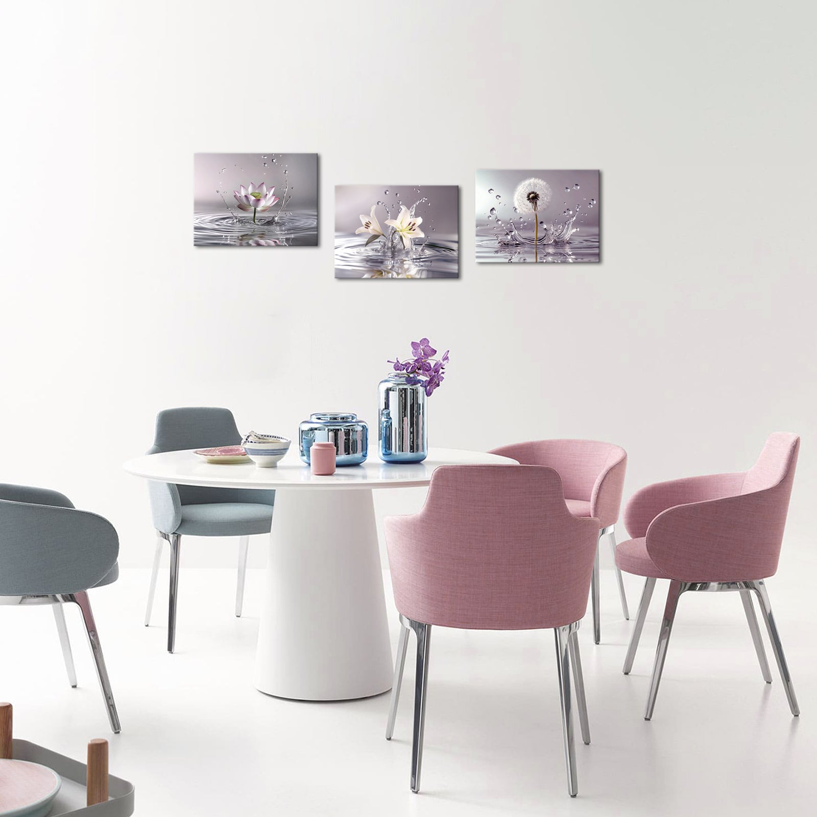 Multiple Water Photography Canvas Prints For Home Decor