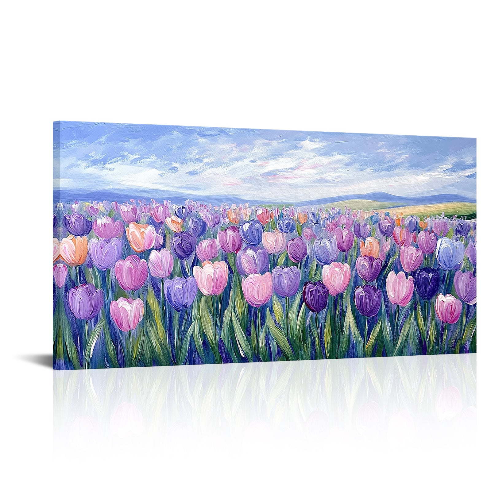 floral canvas art set for living room wall deor