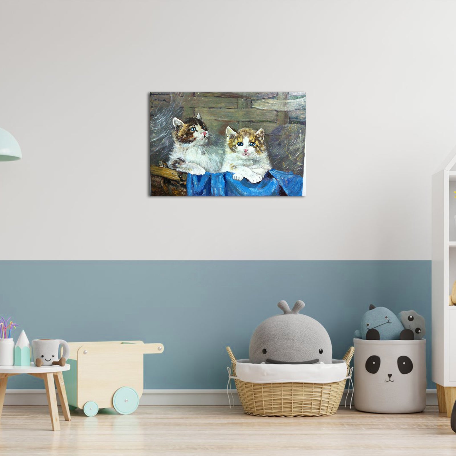 Kittens In A Rustic Setting