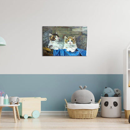 Kittens In A Rustic Setting