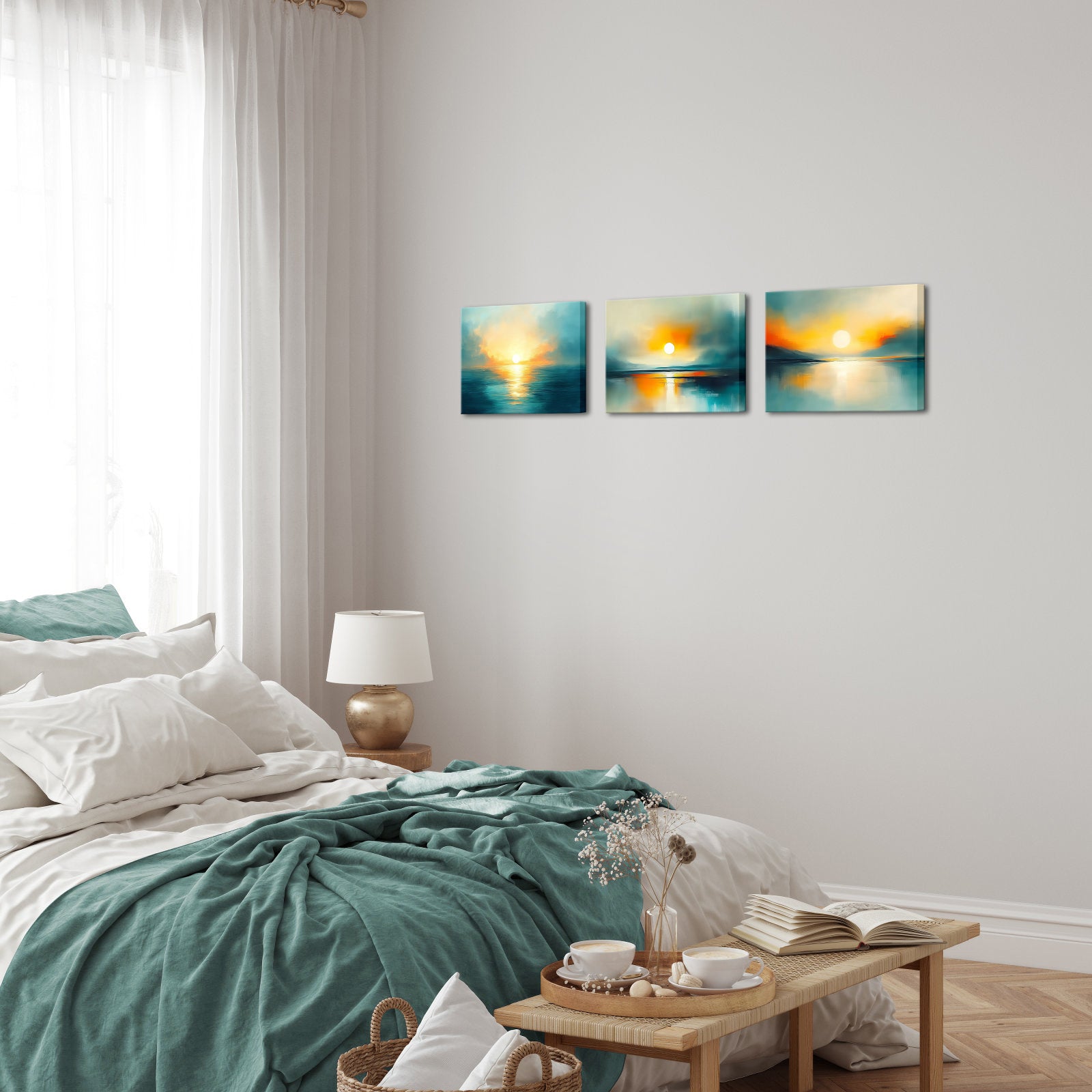 Ocean sunrise best canvas prints