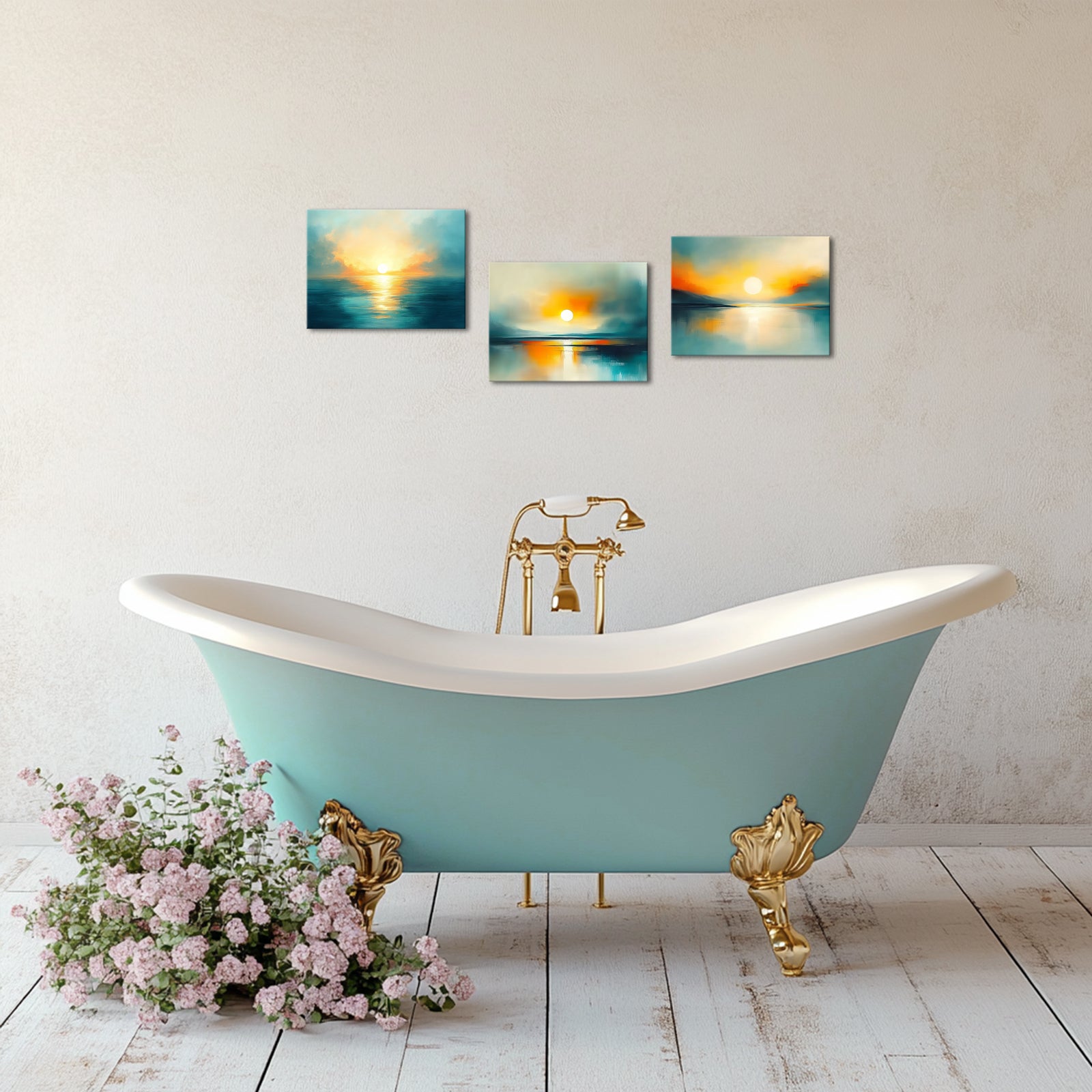 Ocean sunrise best canvas prints