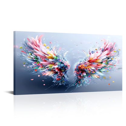 Colorful Wings Full Of Flowers