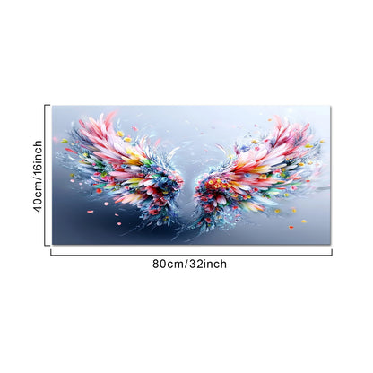 Colorful Wings Full Of Flowers