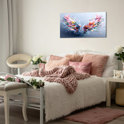 Colorful Wings Full Of Flowers